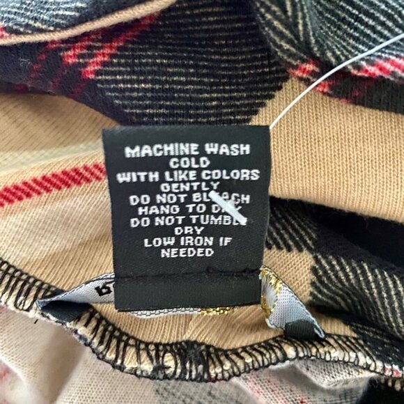 Robert Louis Plaid Tunic Top Cowl Neck Pullover Size Medium NEW NWT - Picture 10 of 10